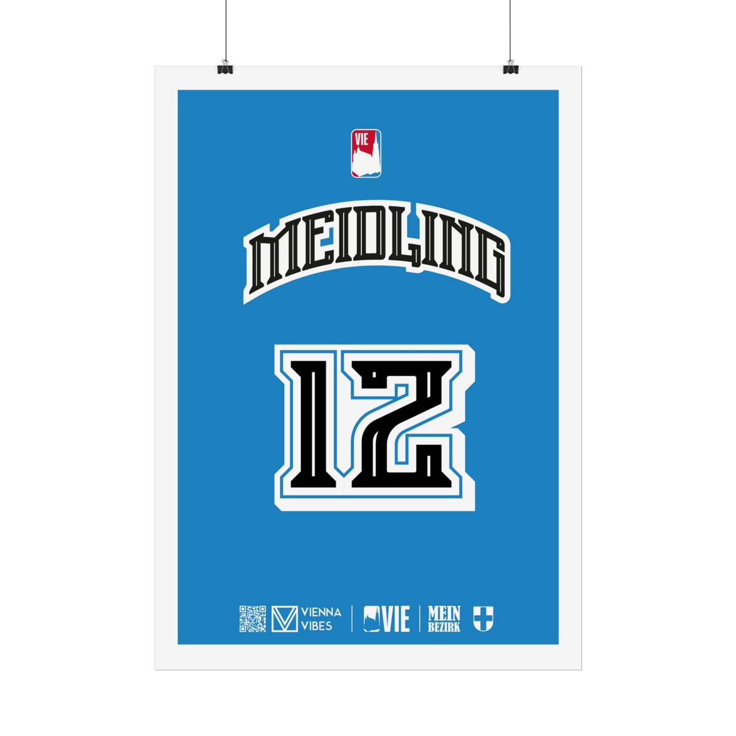 12 - Team Meidling - Trikot Art Print