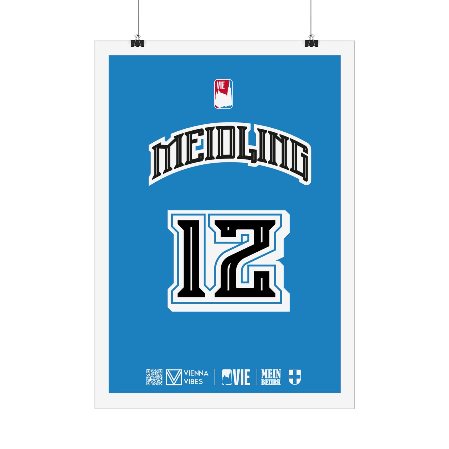 12 - Team Meidling - Trikot Art Print