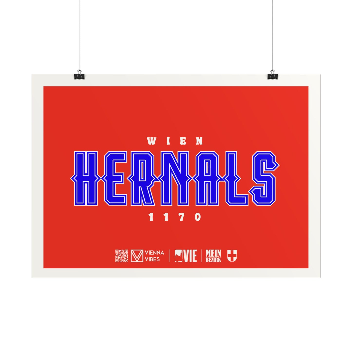 17 - Team Hernals Schriftzug Art Print