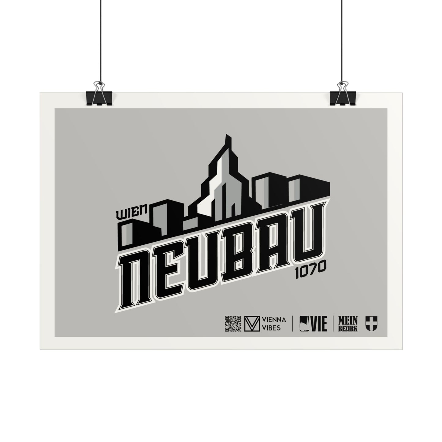 07 - Team Neubau Schriftzug Art Print