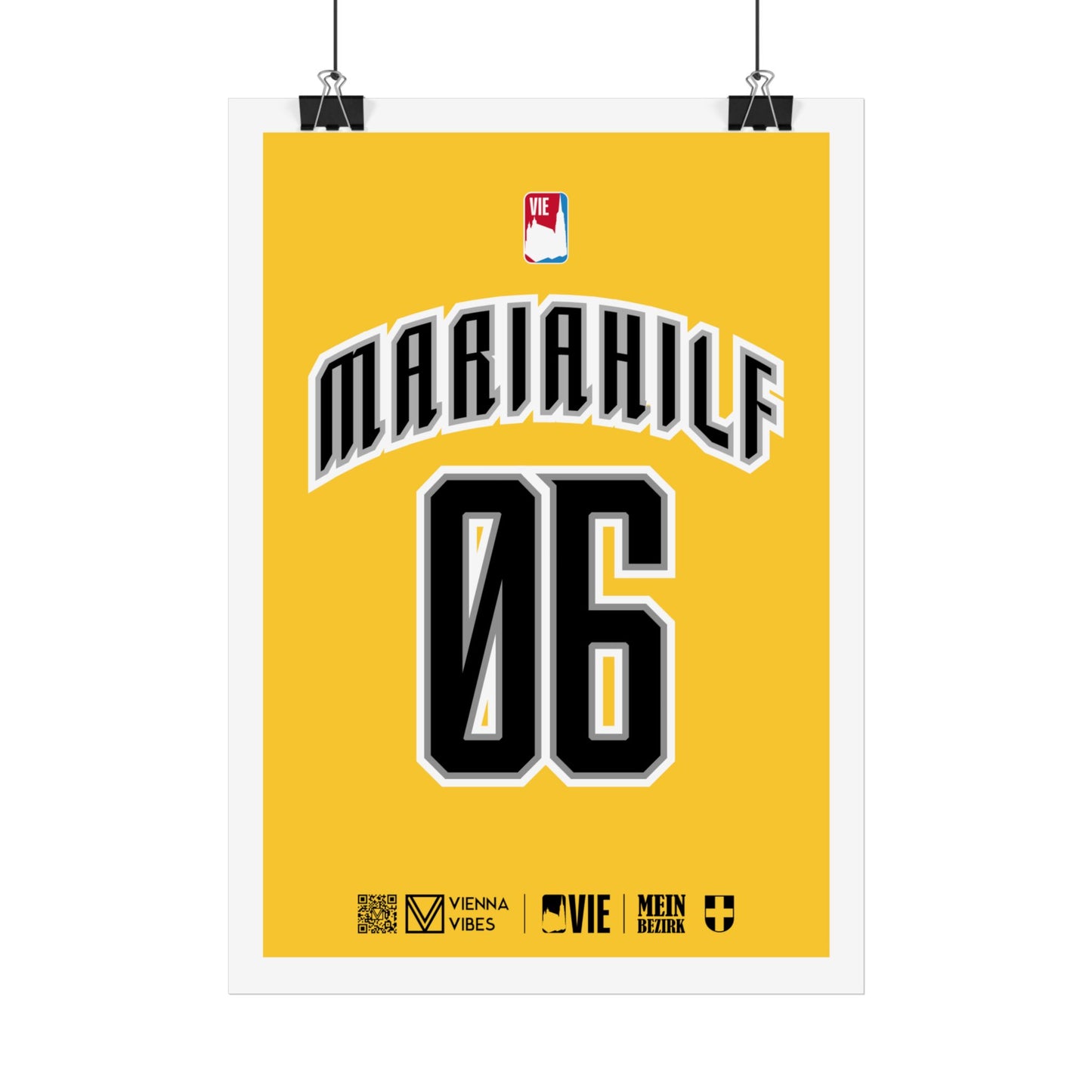 06 - Team Mariahilf - Trikot Art Print