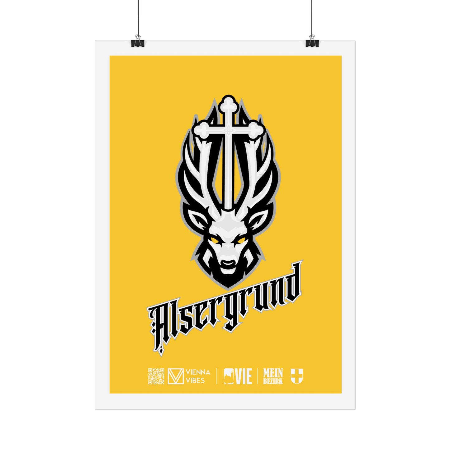 09 - Team Alsergrund Maskottchen/Logo Art Print