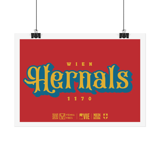 17 - Team Hernals Schriftzug Art Print
