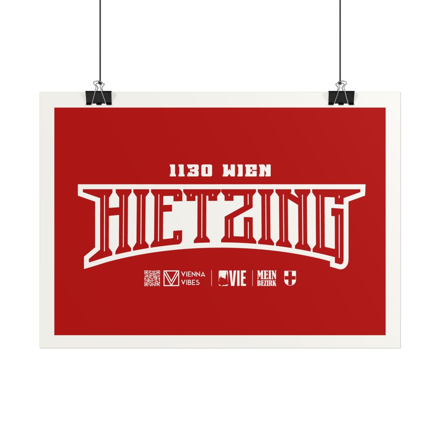 13 - Team Hietzing Schriftzug Art Print