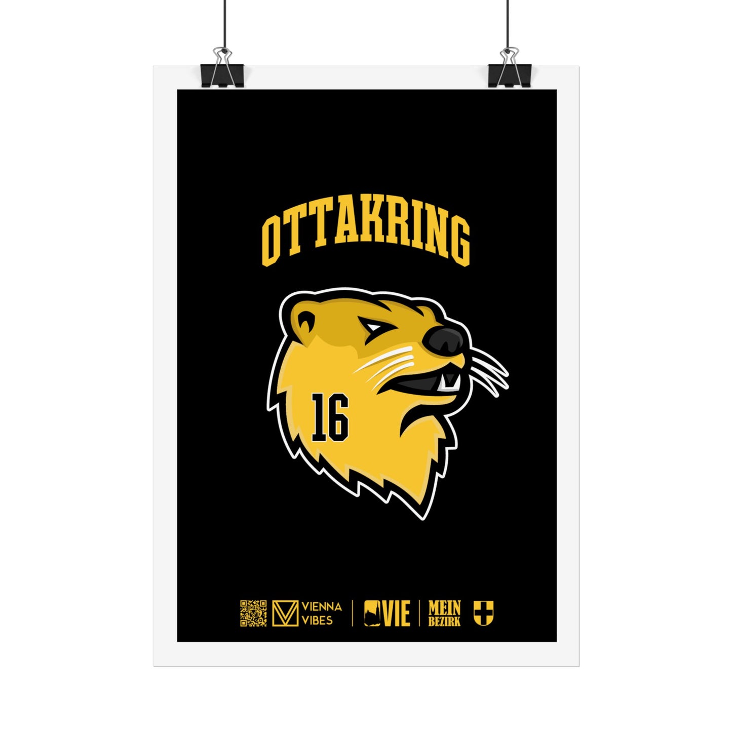 16 - Team Ottakring Maskottchen/Logo Art Print