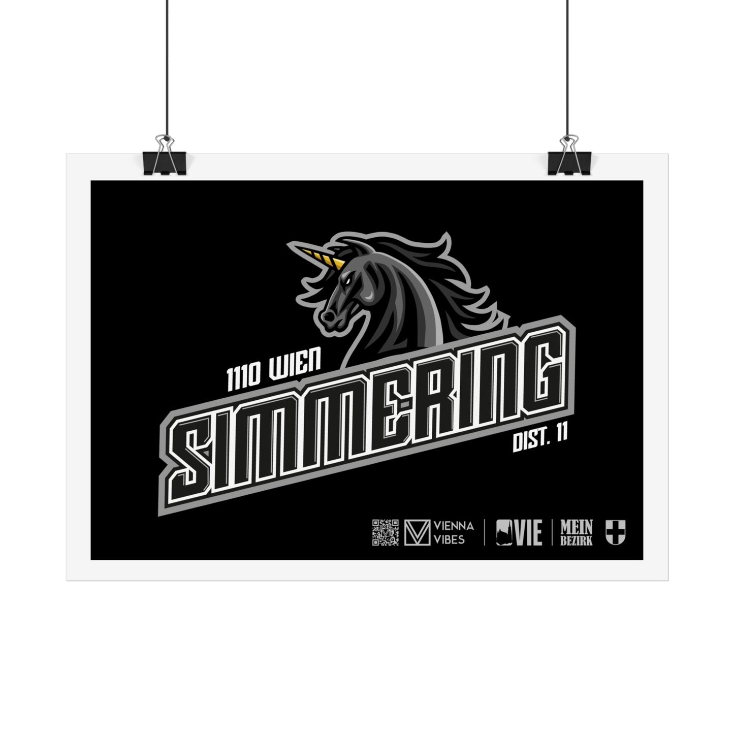 11 - Team Simmering Schriftzug Art Print