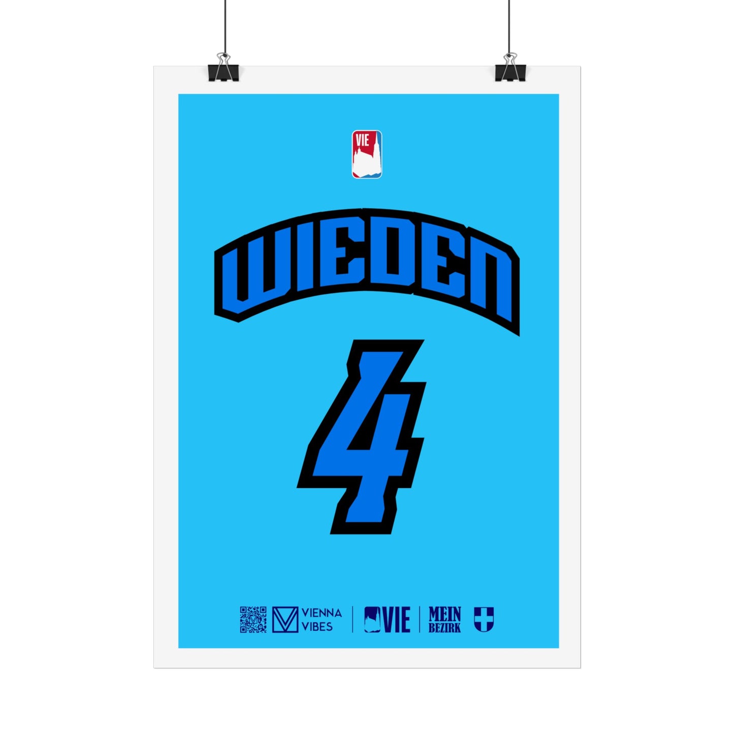 04 - Team Wieden - Trikot Art Print