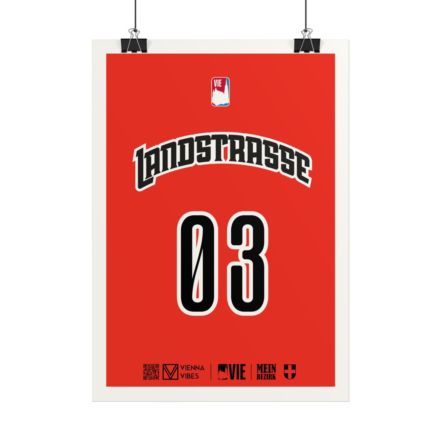 03 - Team Landstraße - Trikot Art Print