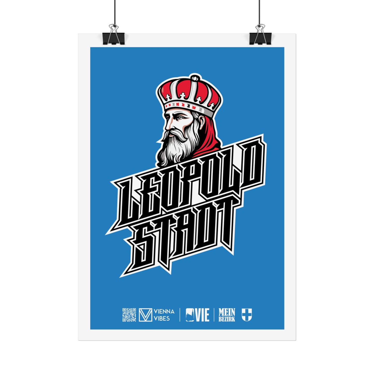 02 - Team Leopoldstadt Schriftzug Art Print