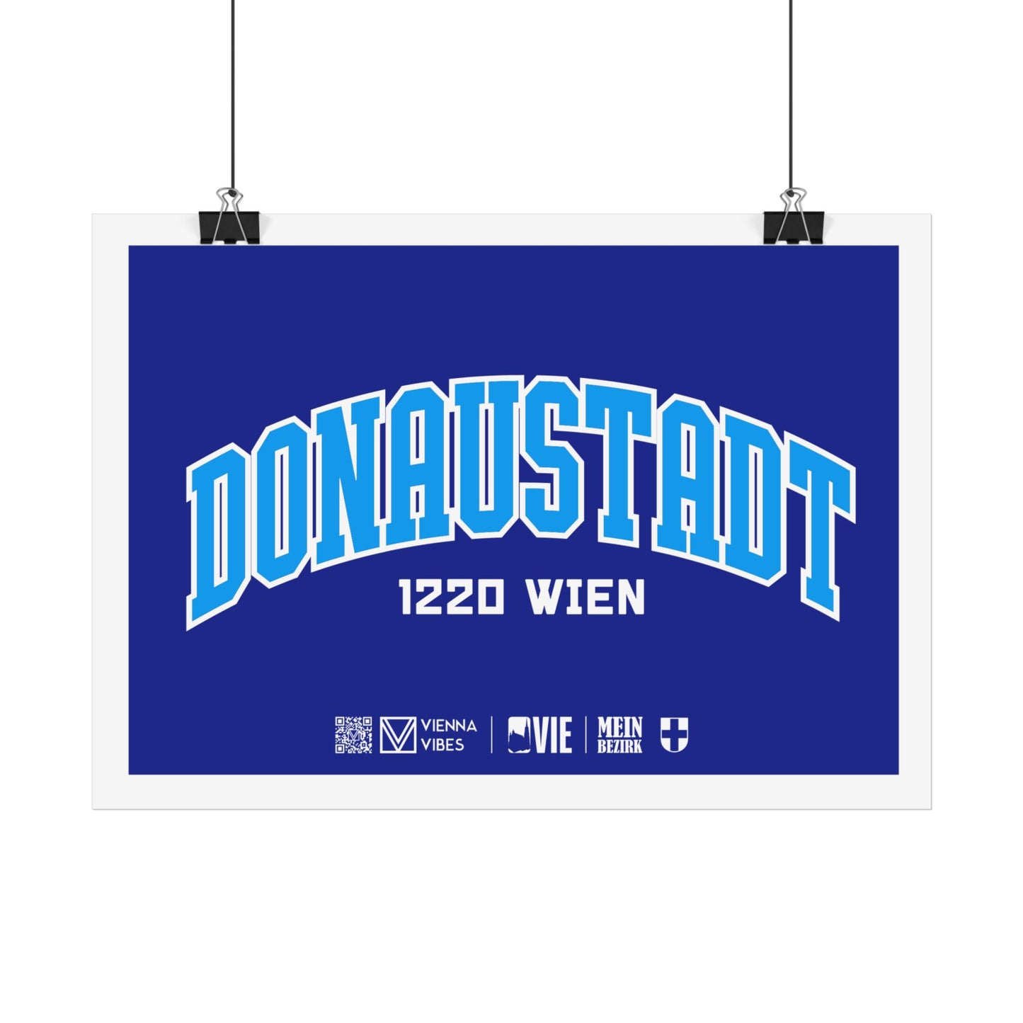 22 - Team Donaustadt Schriftzug Art Print