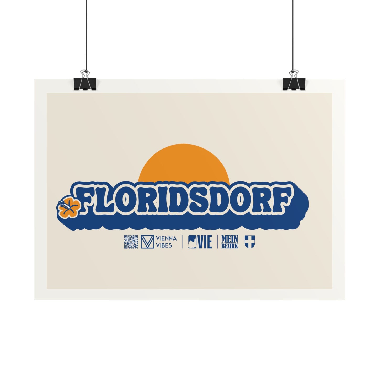 21 - Team Floridsdorf Schriftzug Art Print