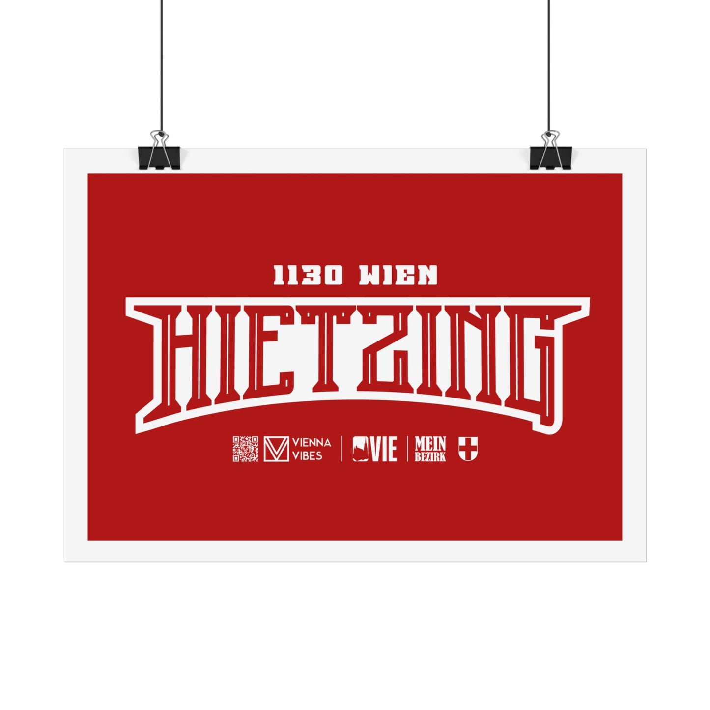 13 - Team Hietzing Schriftzug Art Print