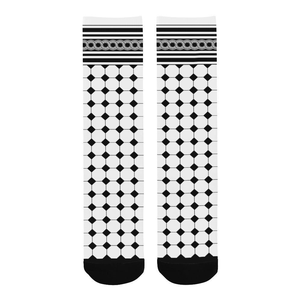 Stadtbahn-Fliesen Socken