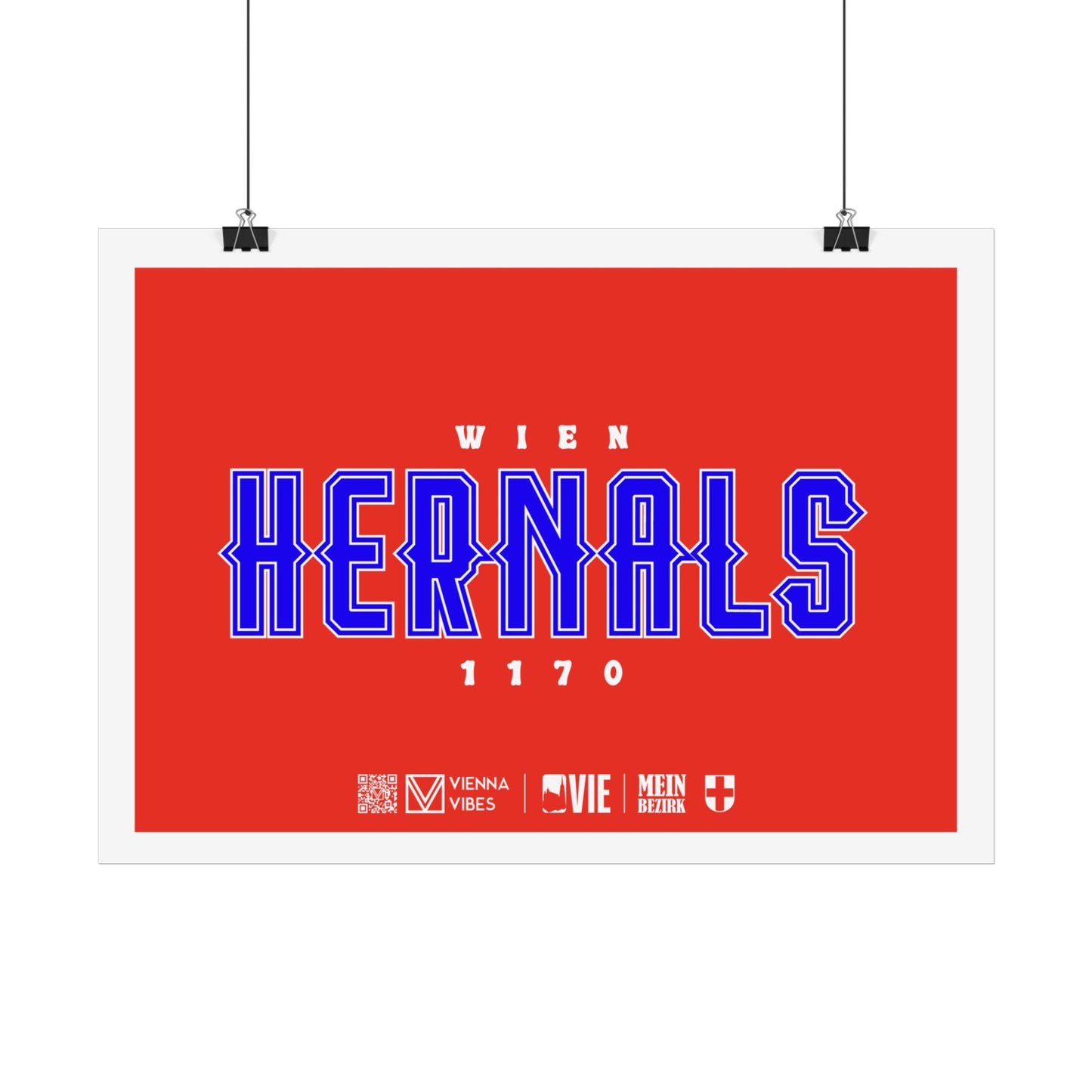 17 - Team Hernals Schriftzug Art Print