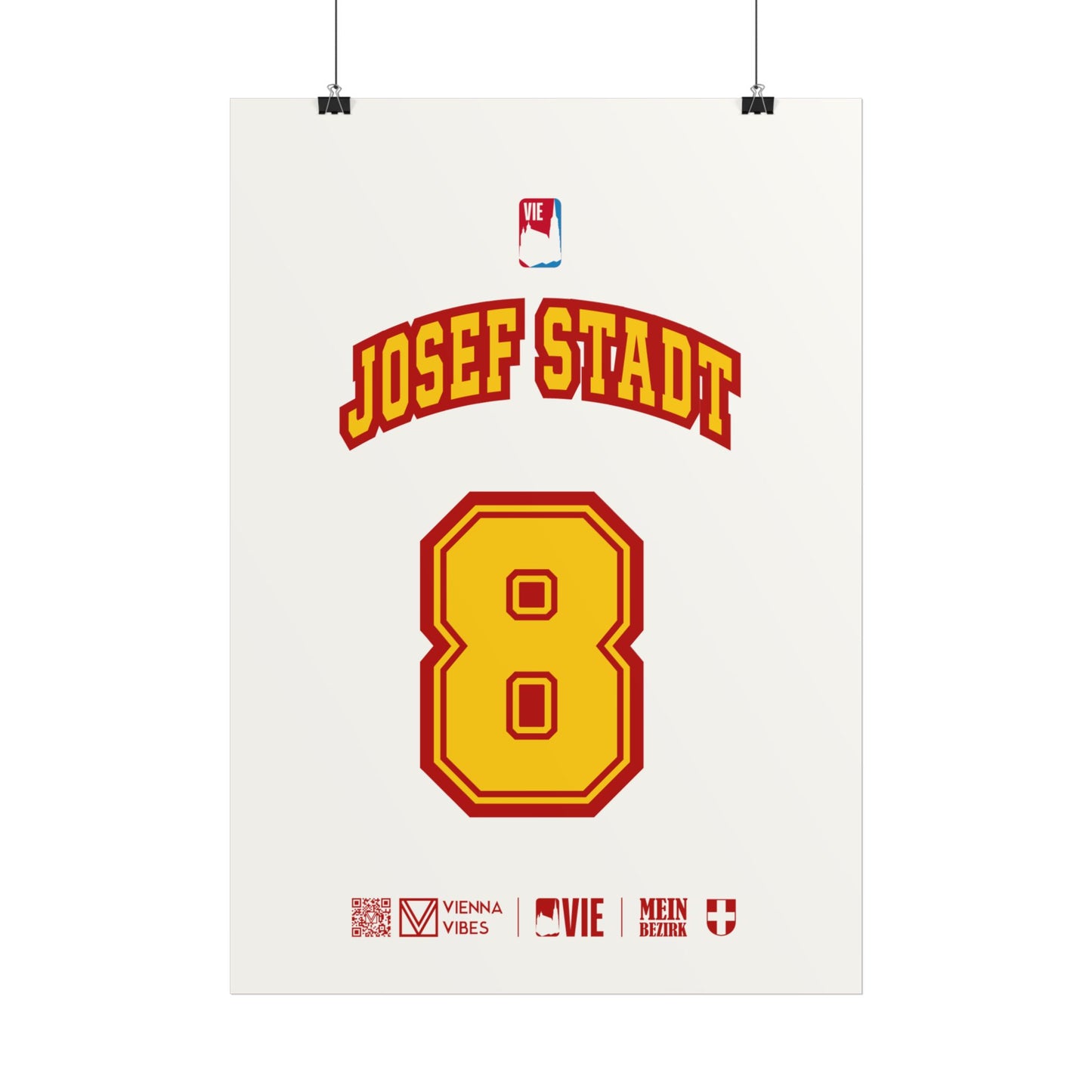 08 - Team Josefstadt - Trikot Art Print