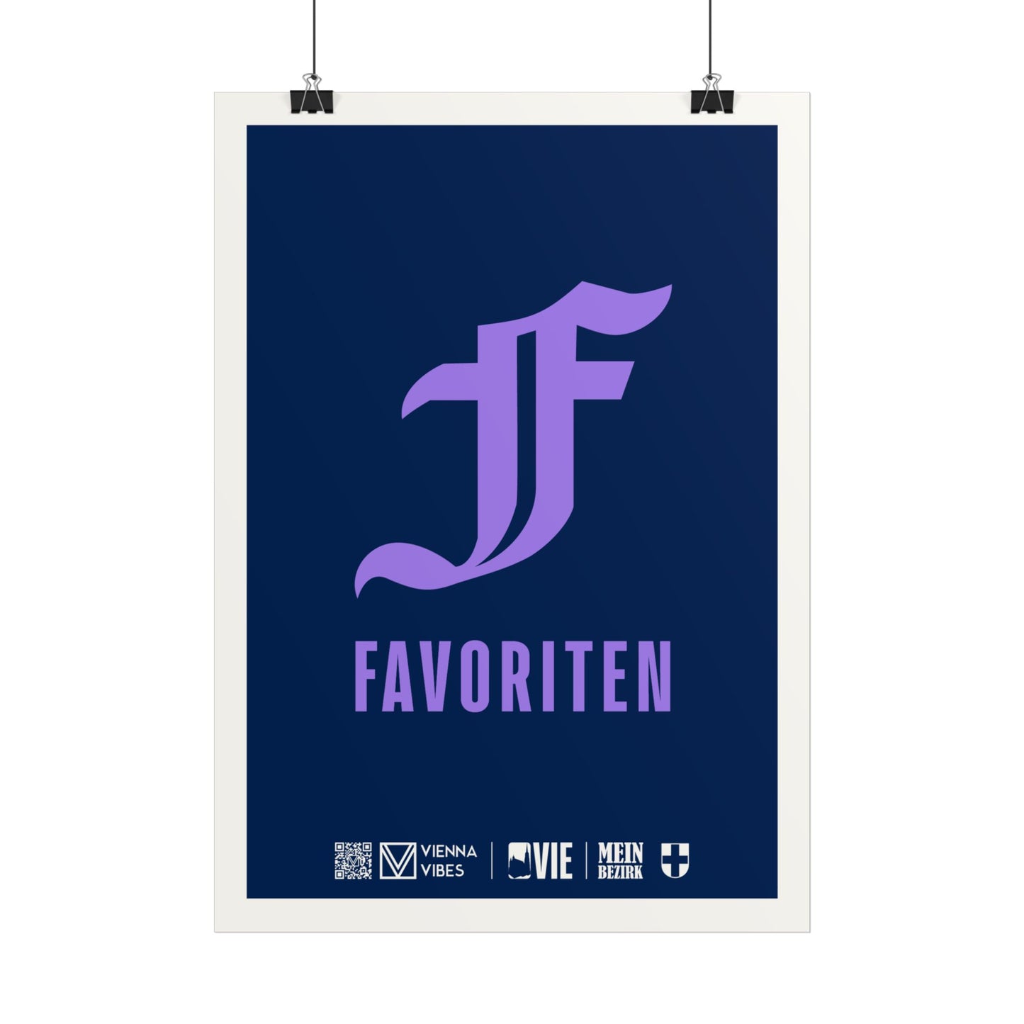 10 - Team Favoriten Monogramm Art Print