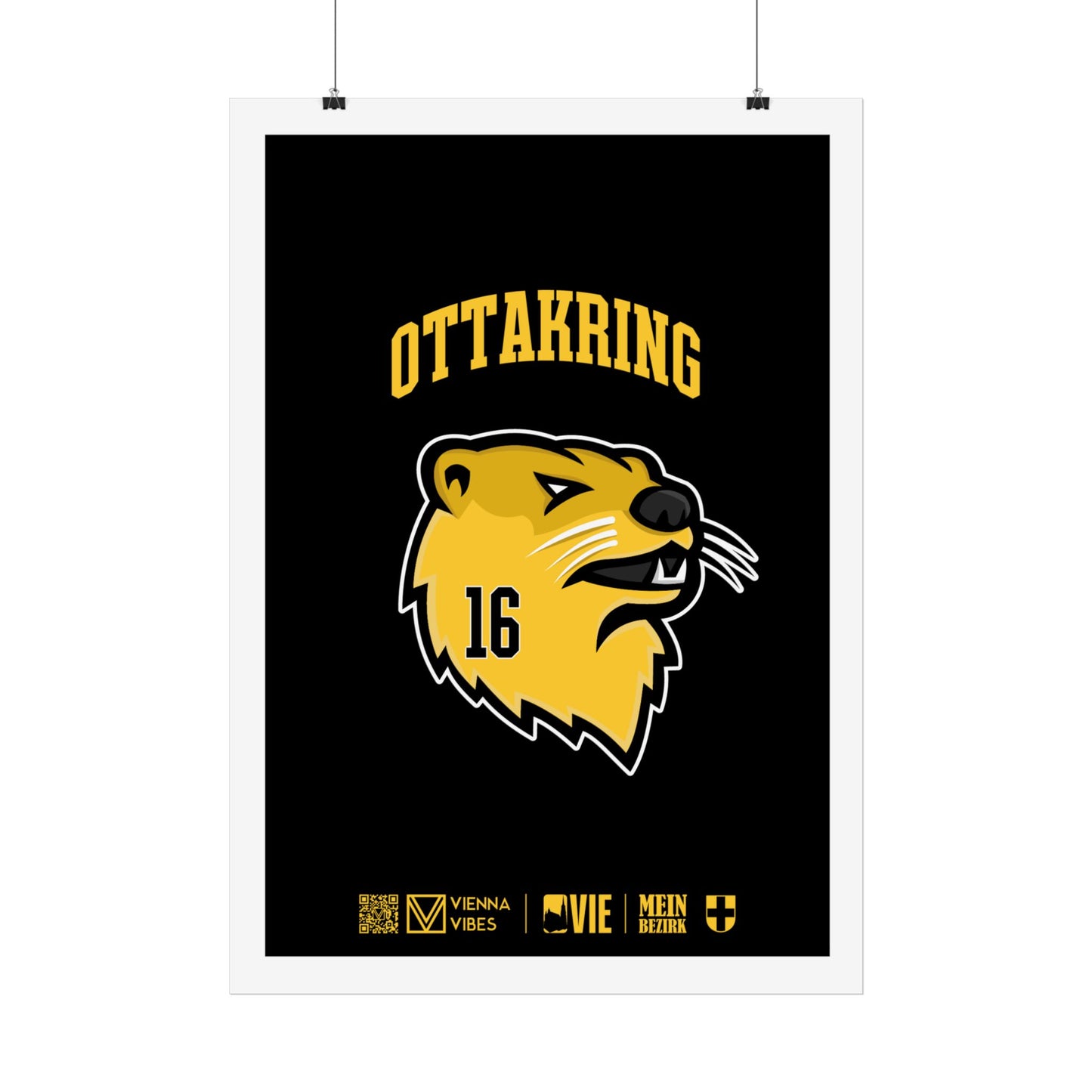 16 - Team Ottakring Maskottchen/Logo Art Print