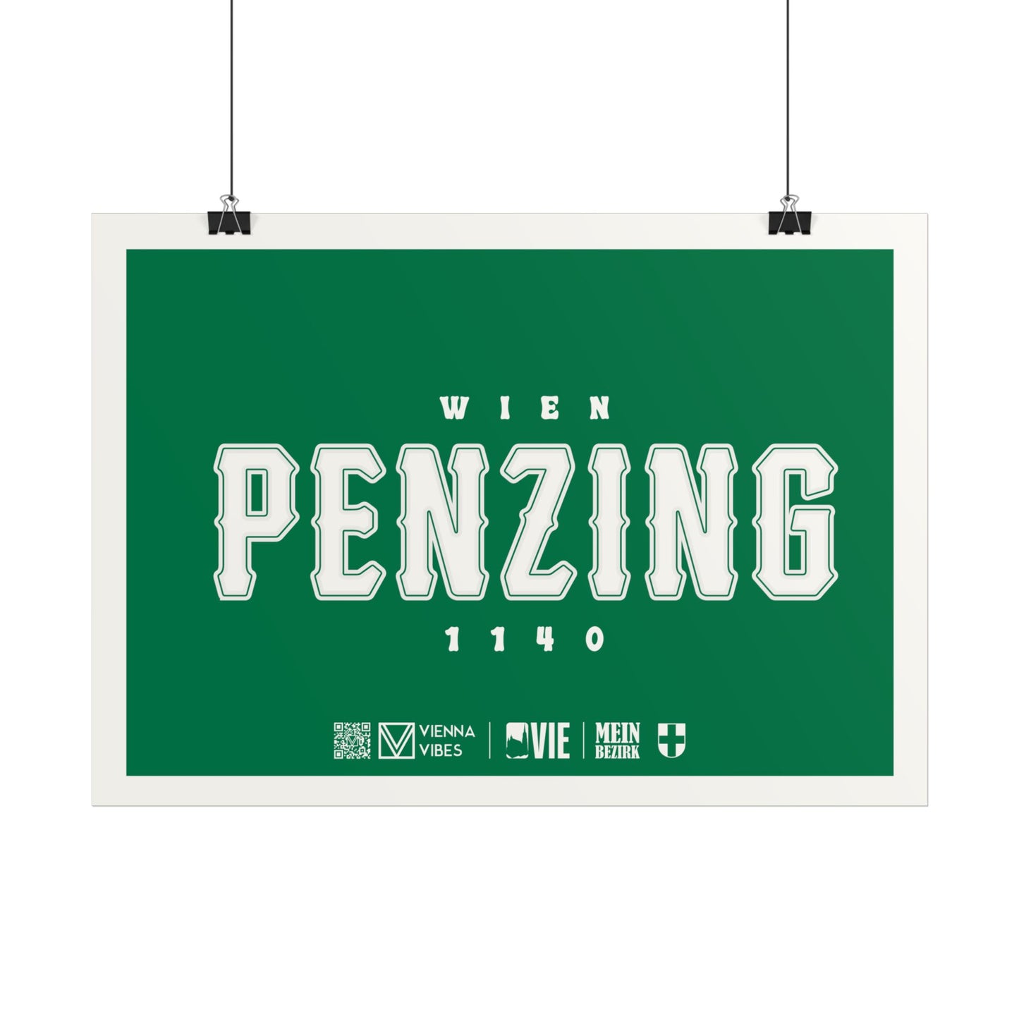 14 - Team Penzing Schriftzug Art Print