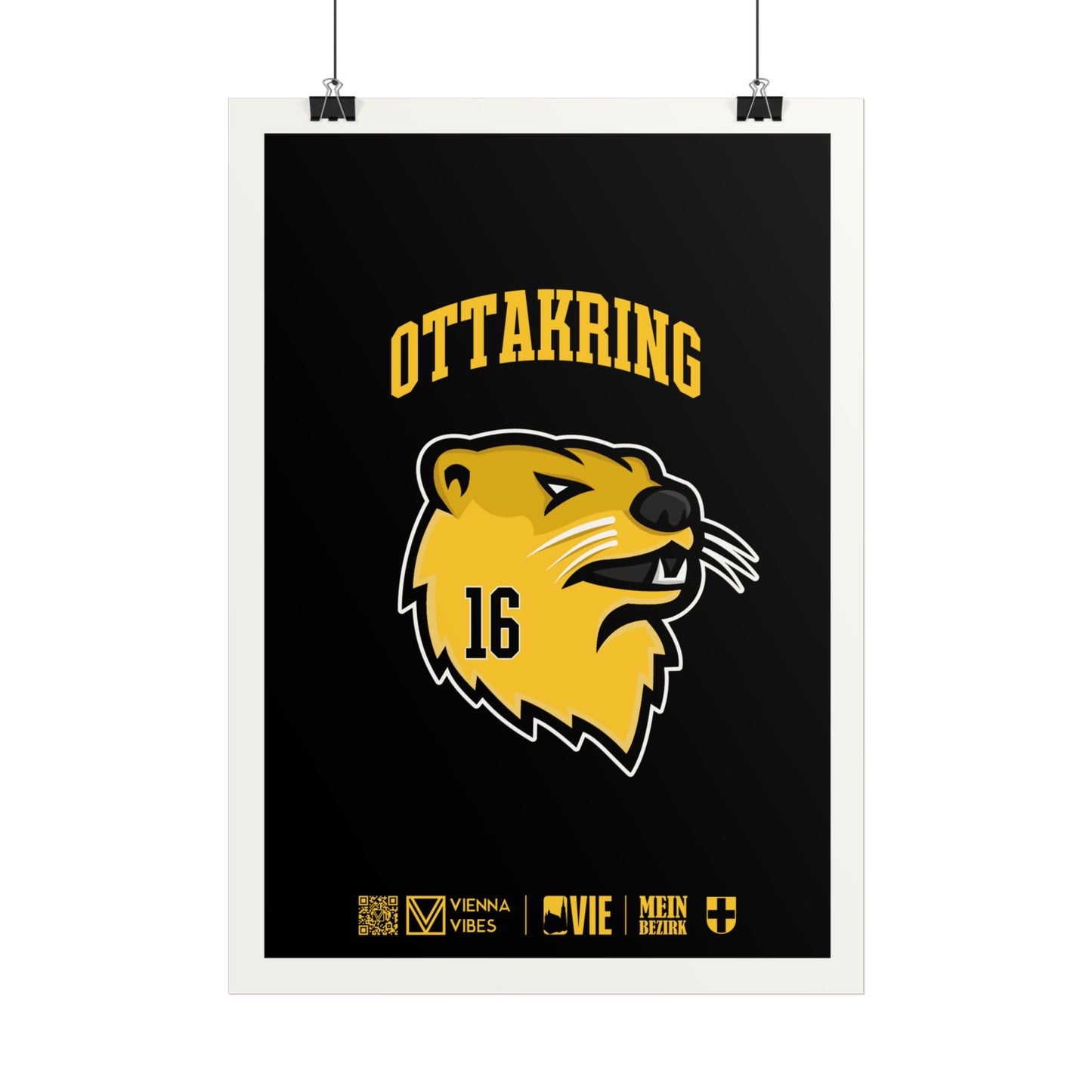 16 - Team Ottakring Maskottchen/Logo Art Print