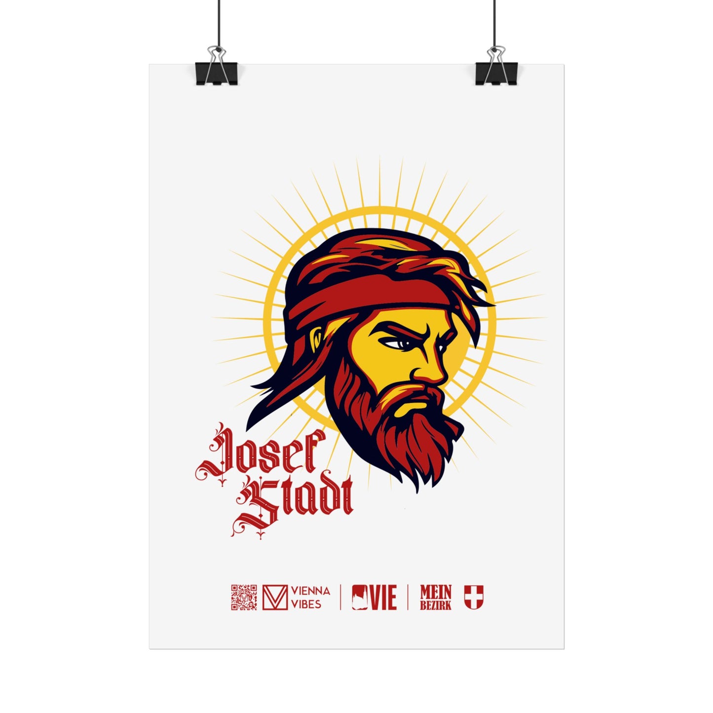 08 - Team Josefstadt Maskottchen/Logo Art Print