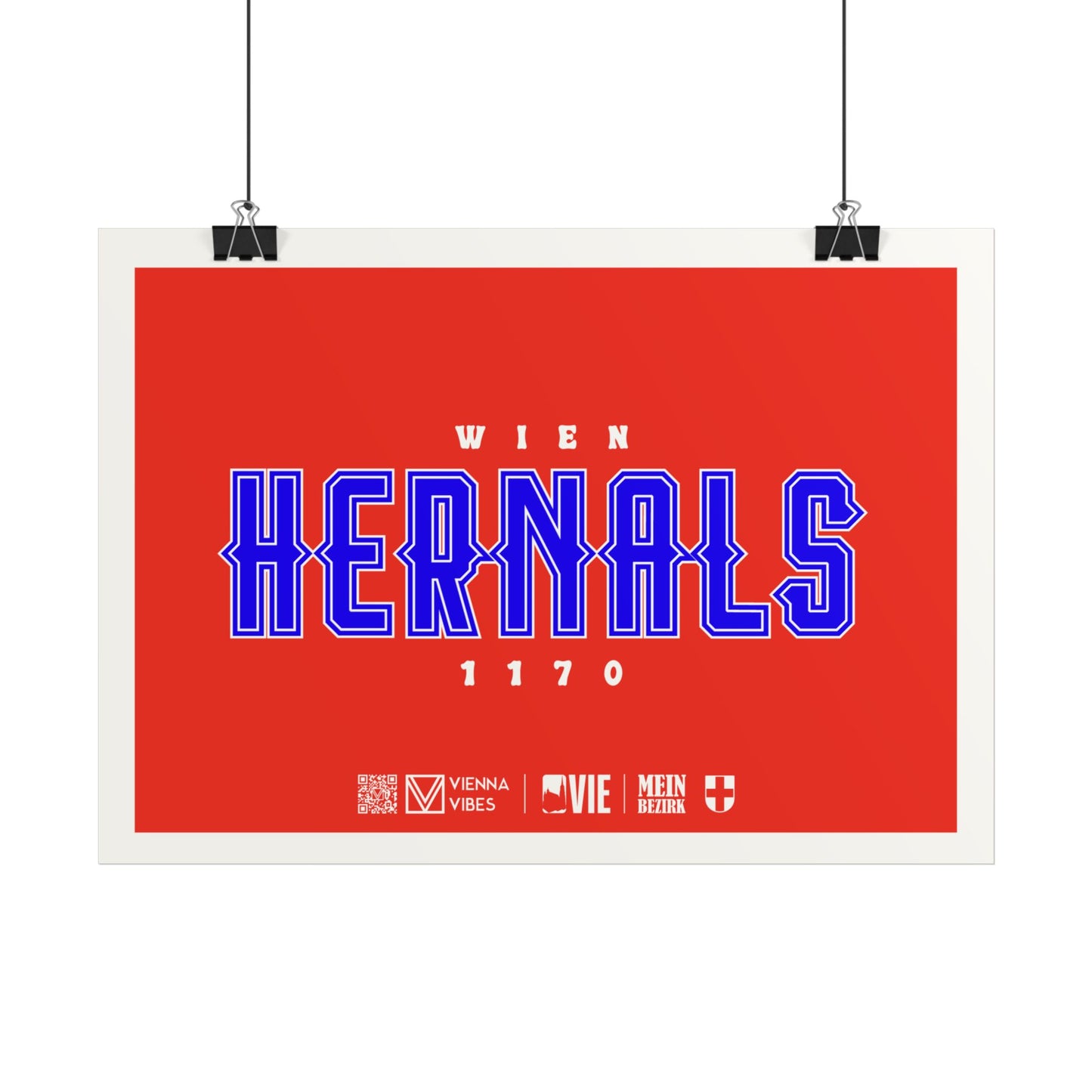 17 - Team Hernals Schriftzug Art Print