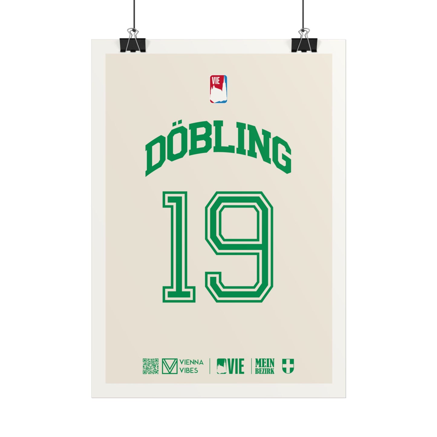 19 - Team Döbling - Trikot Art Print