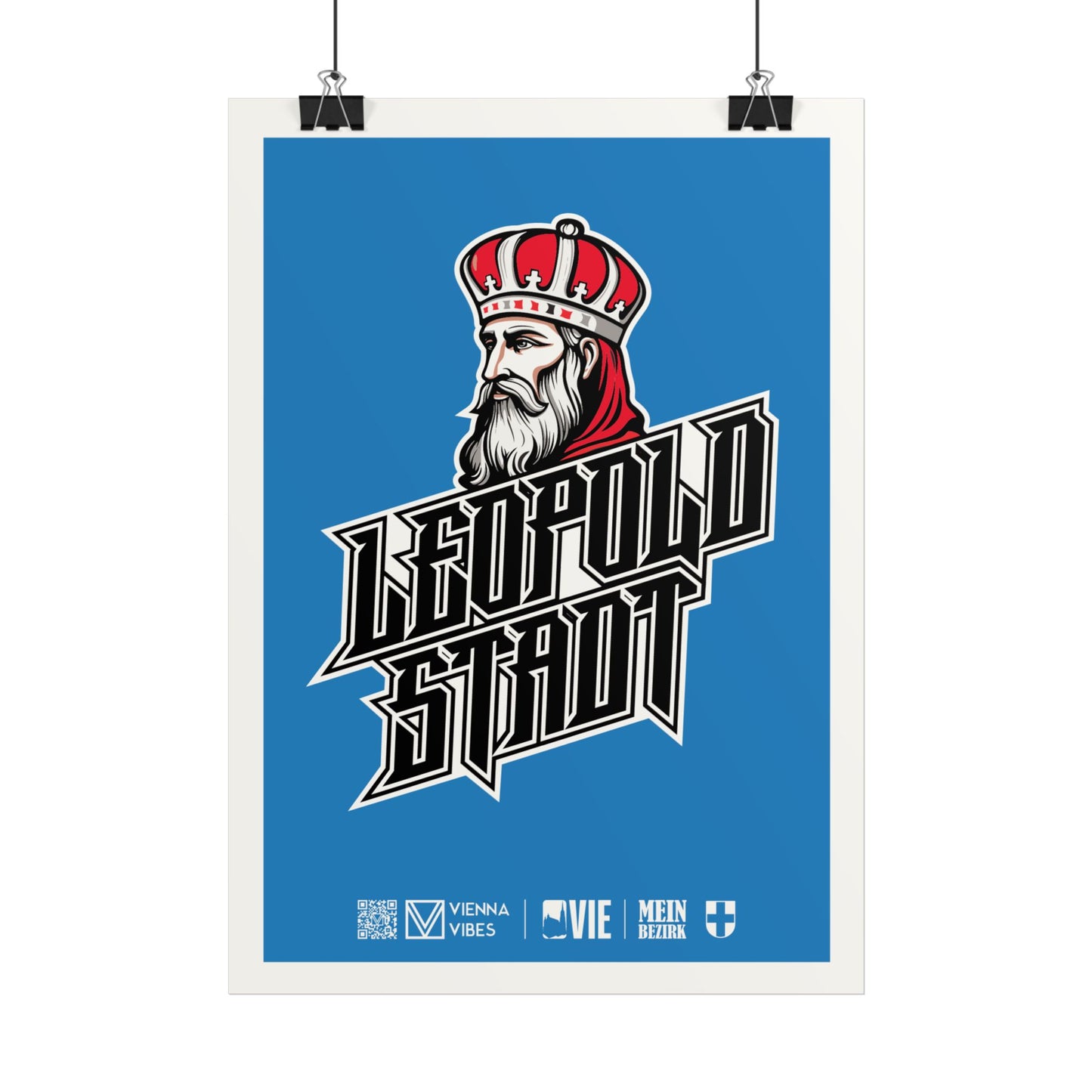 02 - Team Leopoldstadt Schriftzug Art Print