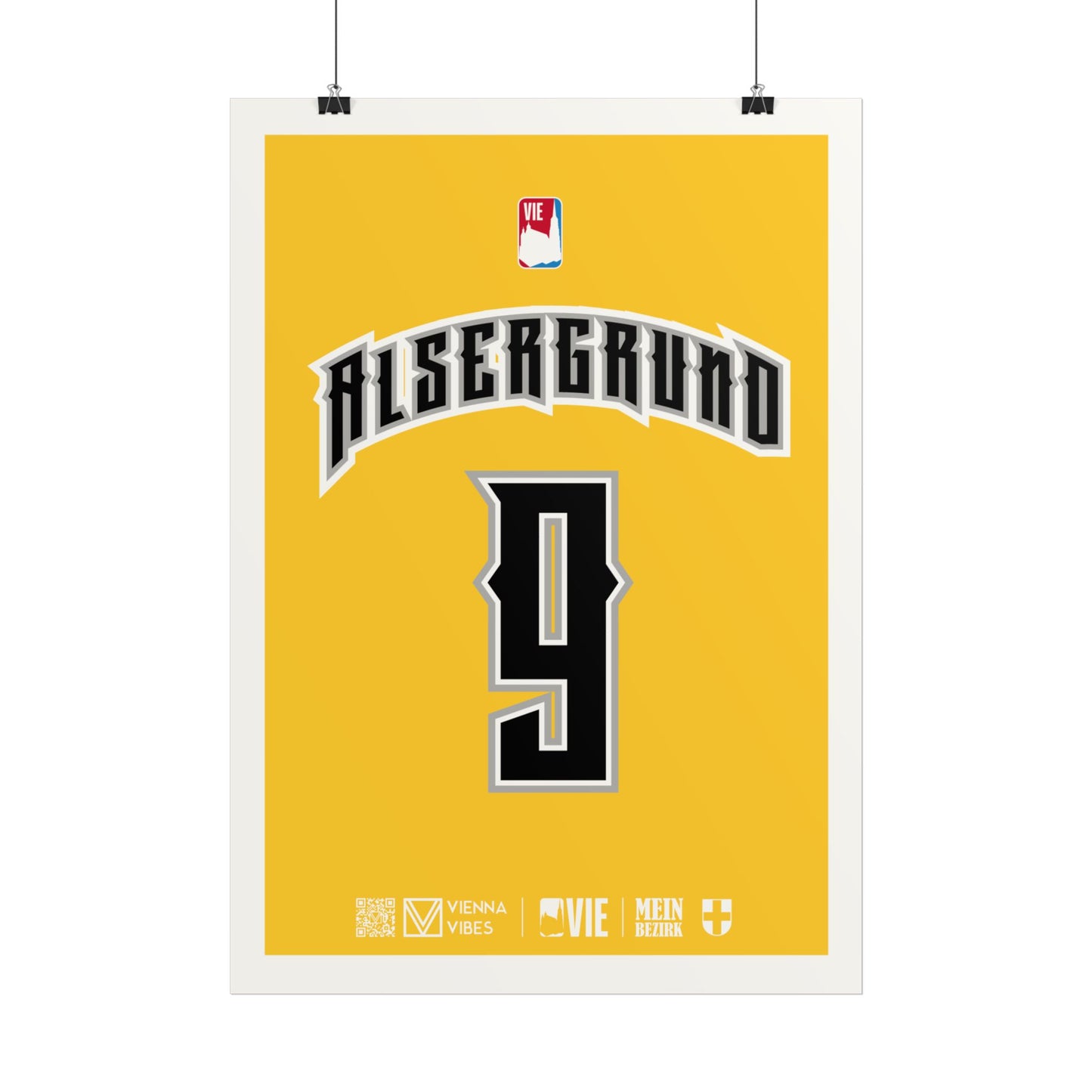 09 - Team Alsergrund - Trikot Art Print