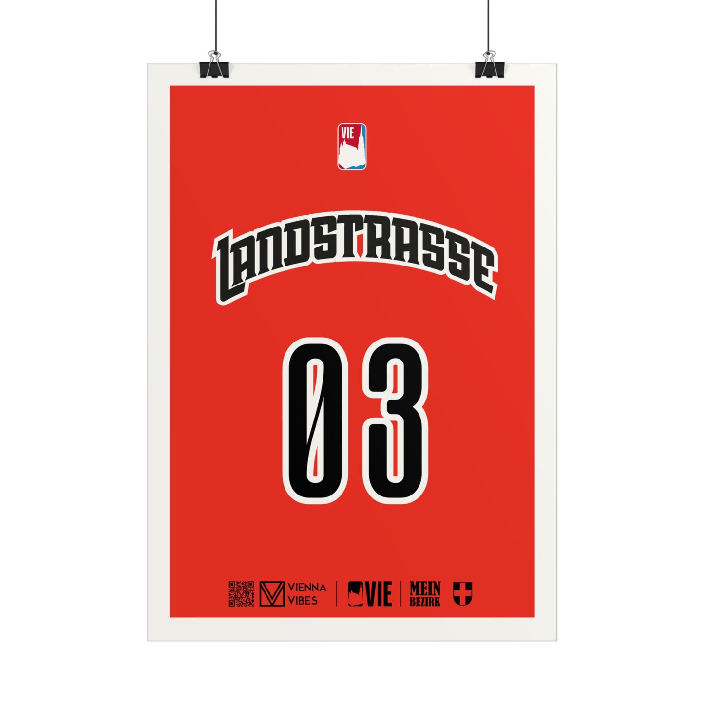 03 - Team Landstraße - Trikot Art Print