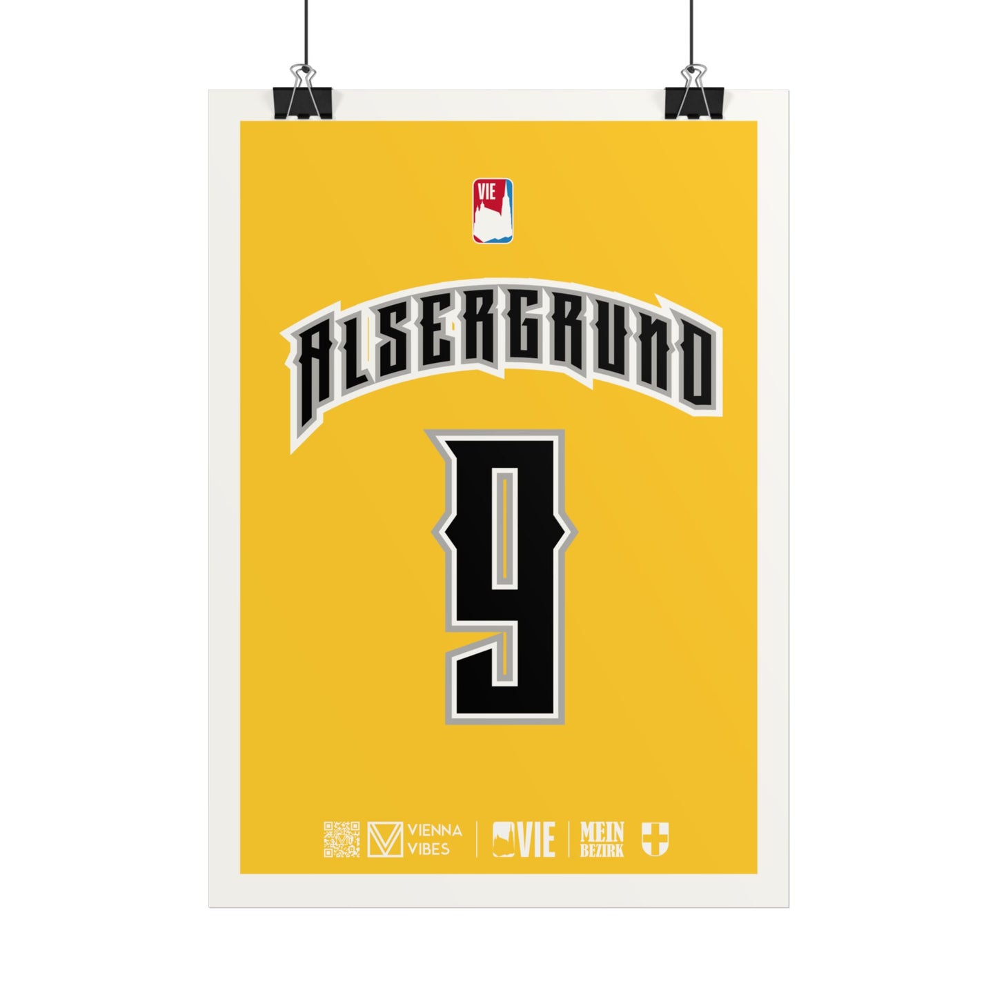 09 - Team Alsergrund - Trikot Art Print