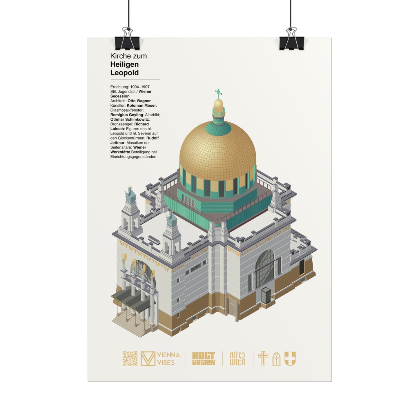 Kirche am Steinhof (Otto-Wagner-Kirche) - Art Print
