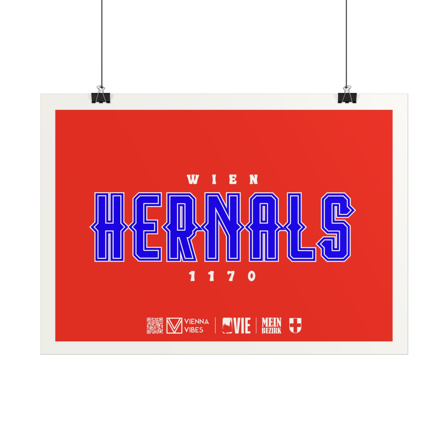 17 - Team Hernals Schriftzug Art Print