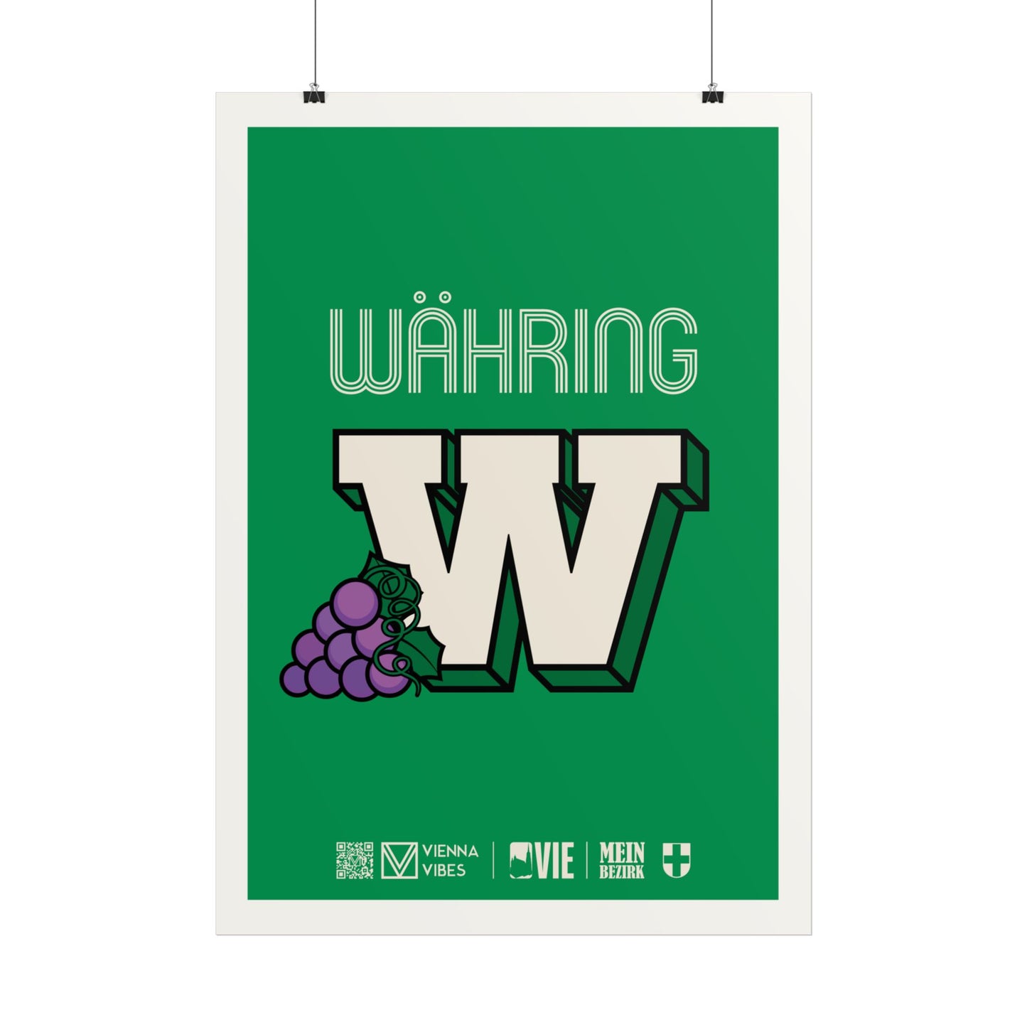 18 - Team Währing Monogramm Art Print