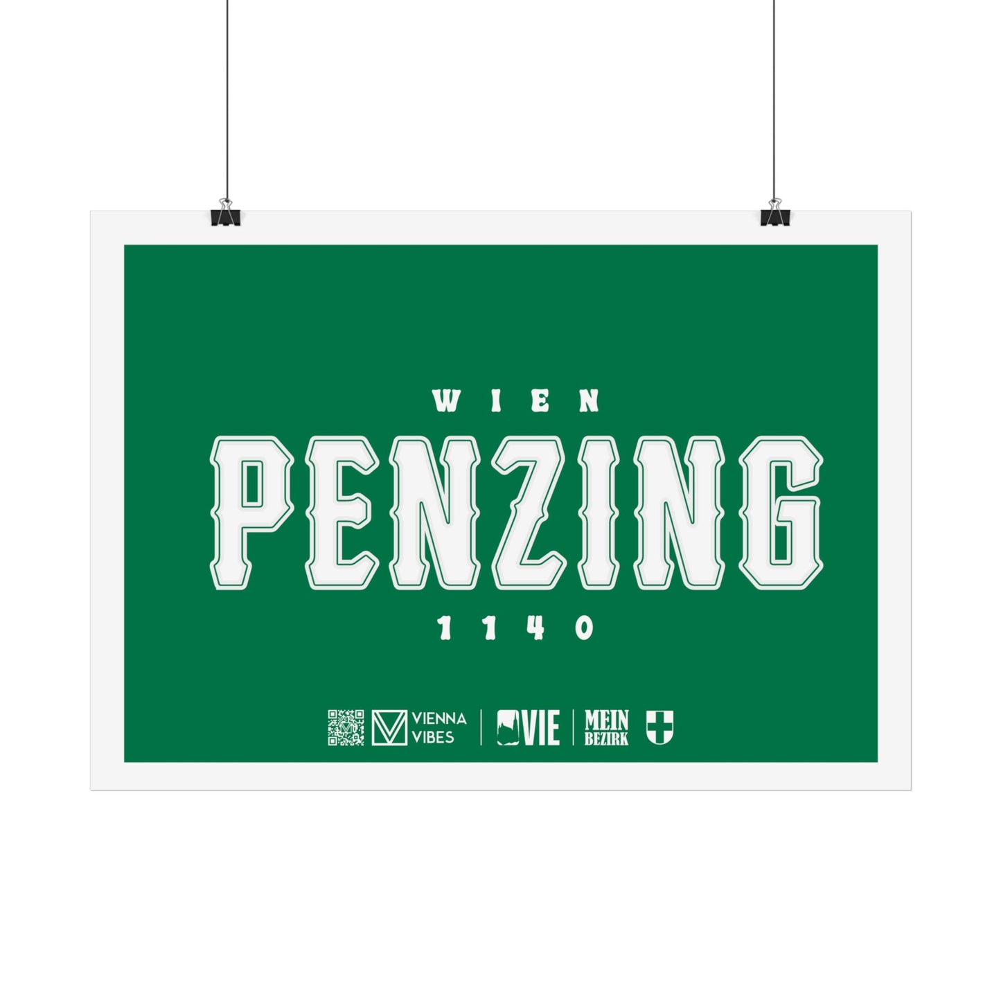 14 - Team Penzing Schriftzug Art Print