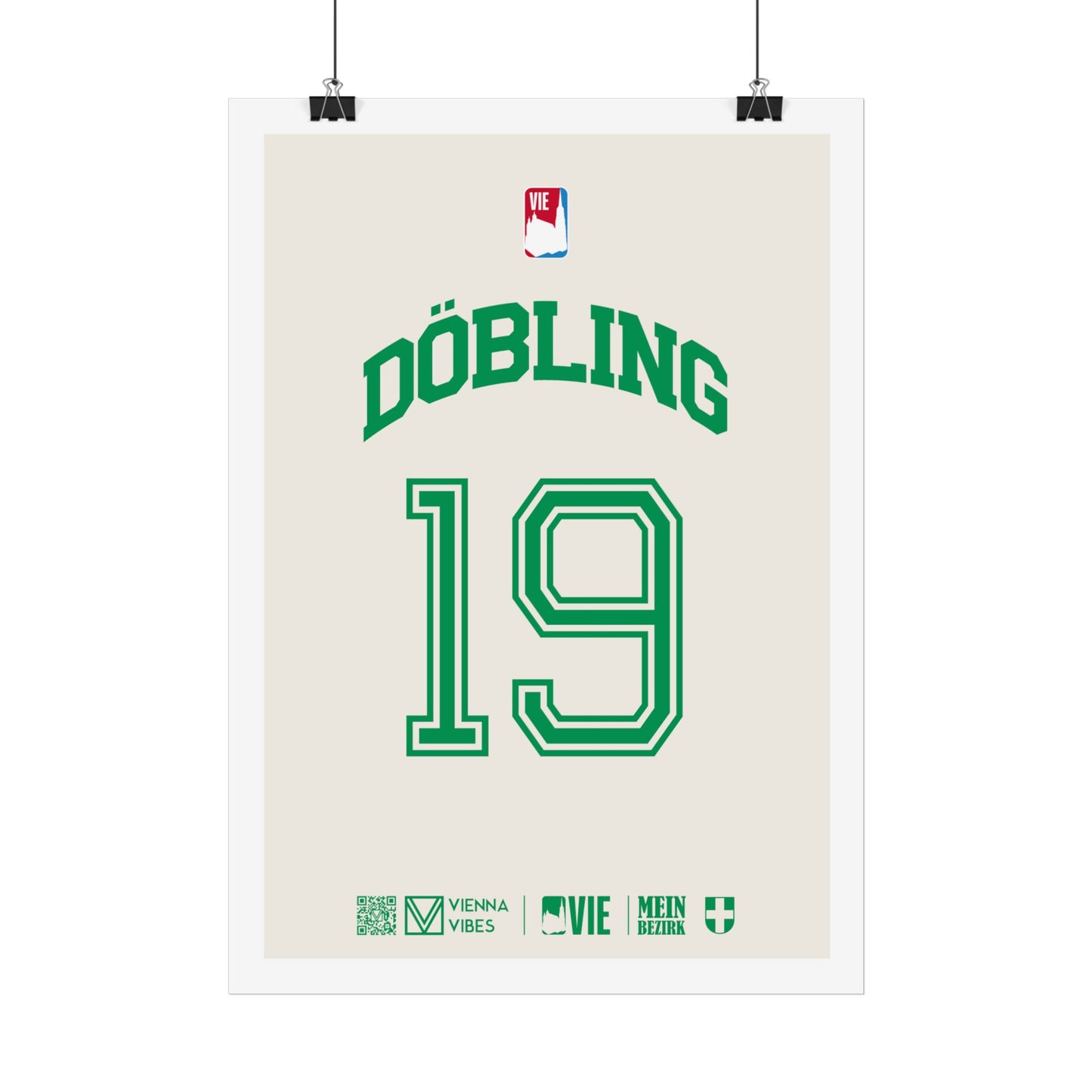 19 - Team Döbling - Trikot Art Print