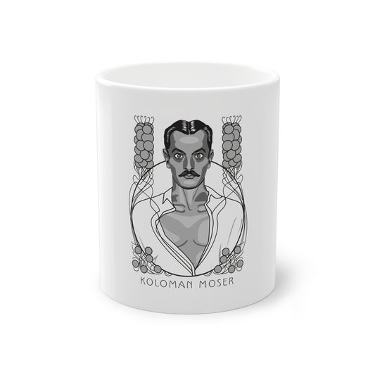 Koloman Moser Selbstportrait - Tasse