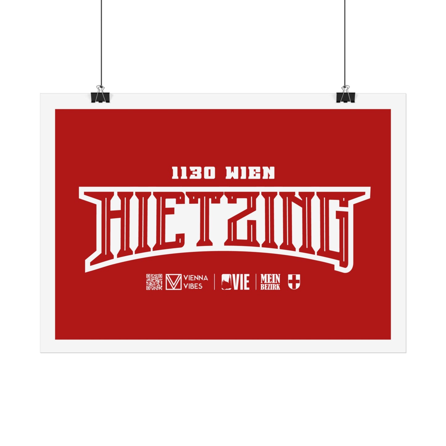 13 - Team Hietzing Schriftzug Art Print