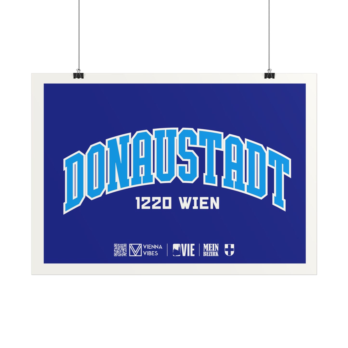 22 - Team Donaustadt Schriftzug Art Print