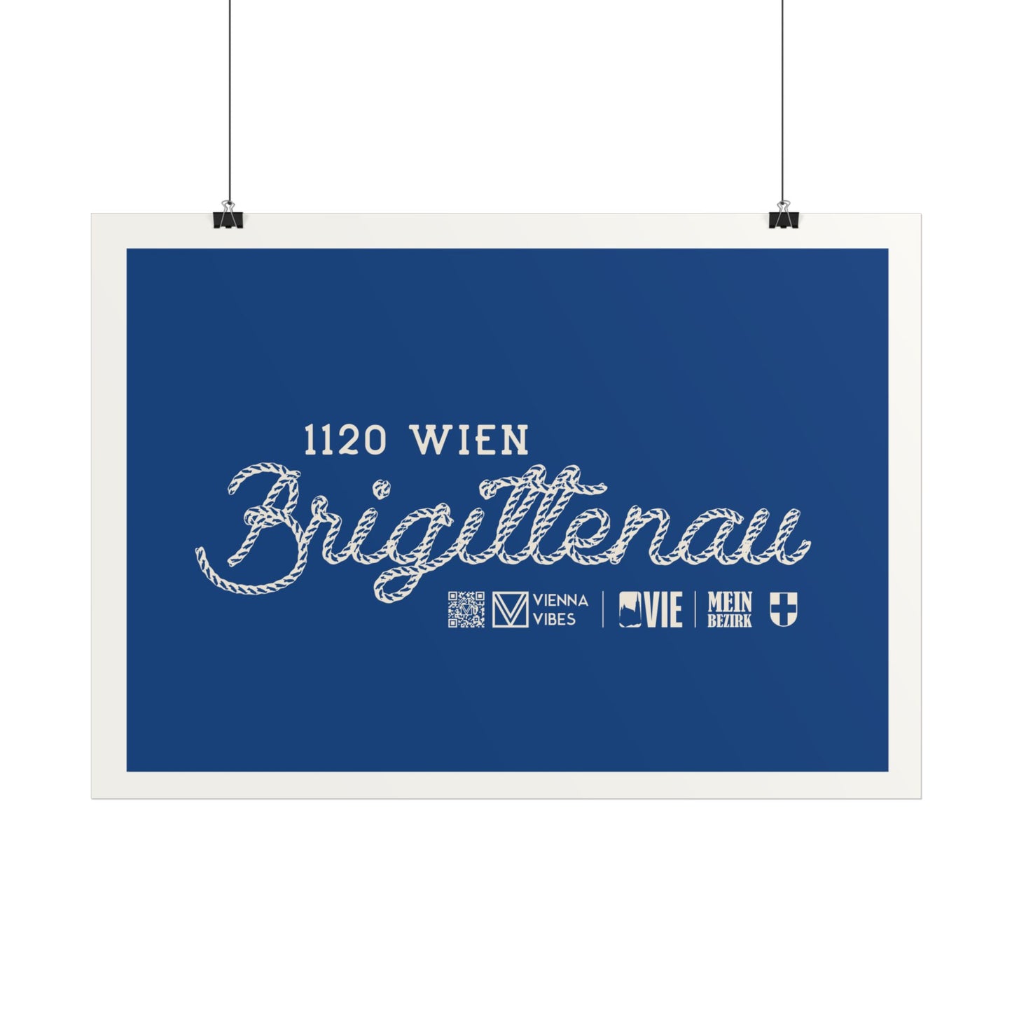 20 - Team Brigittenau Schriftzug Art Print