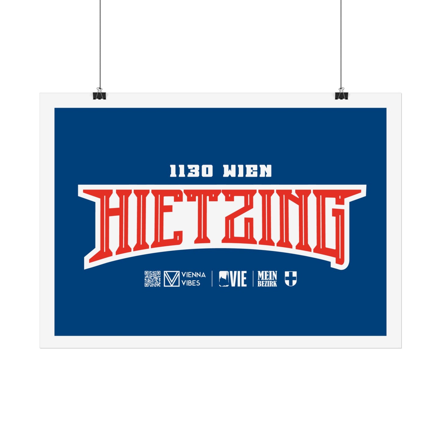 13 - Team Hietzing Schriftzug Art Print