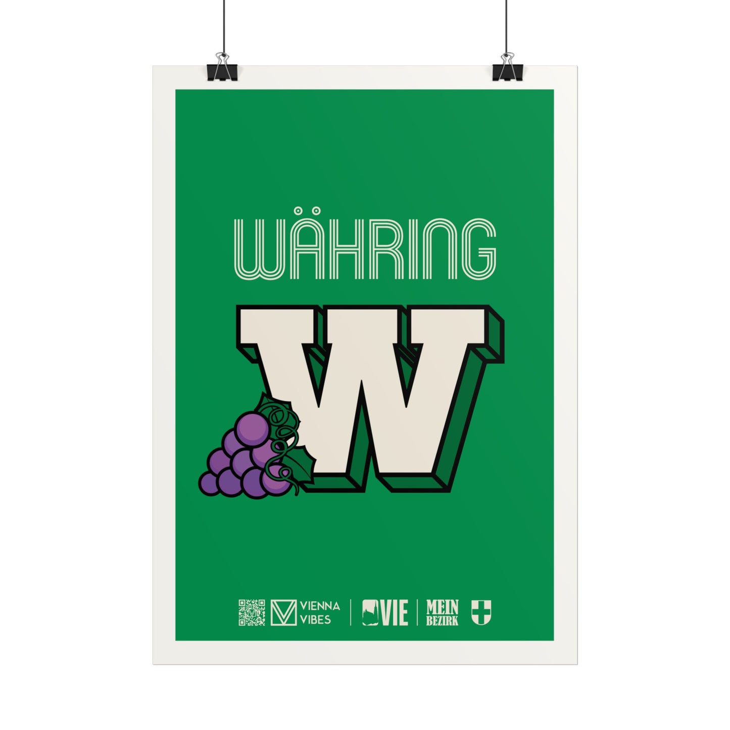 18 - Team Währing Monogramm Art Print