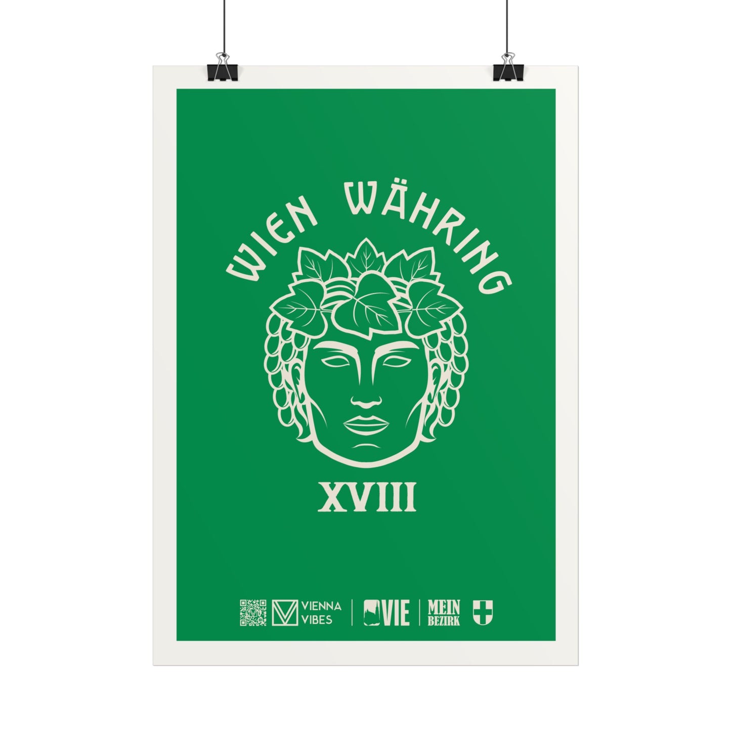 18 - Team Währing Maskottchen/Logo Art Print