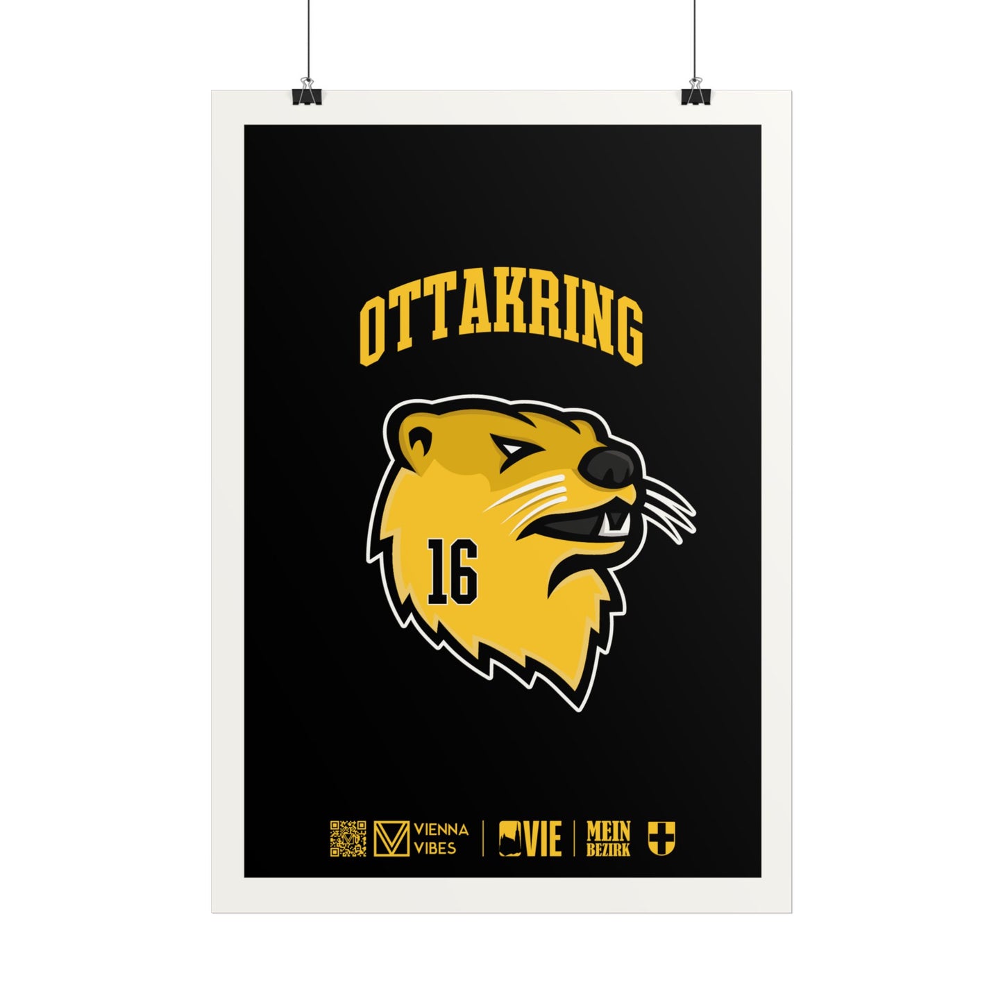 16 - Team Ottakring Maskottchen/Logo Art Print