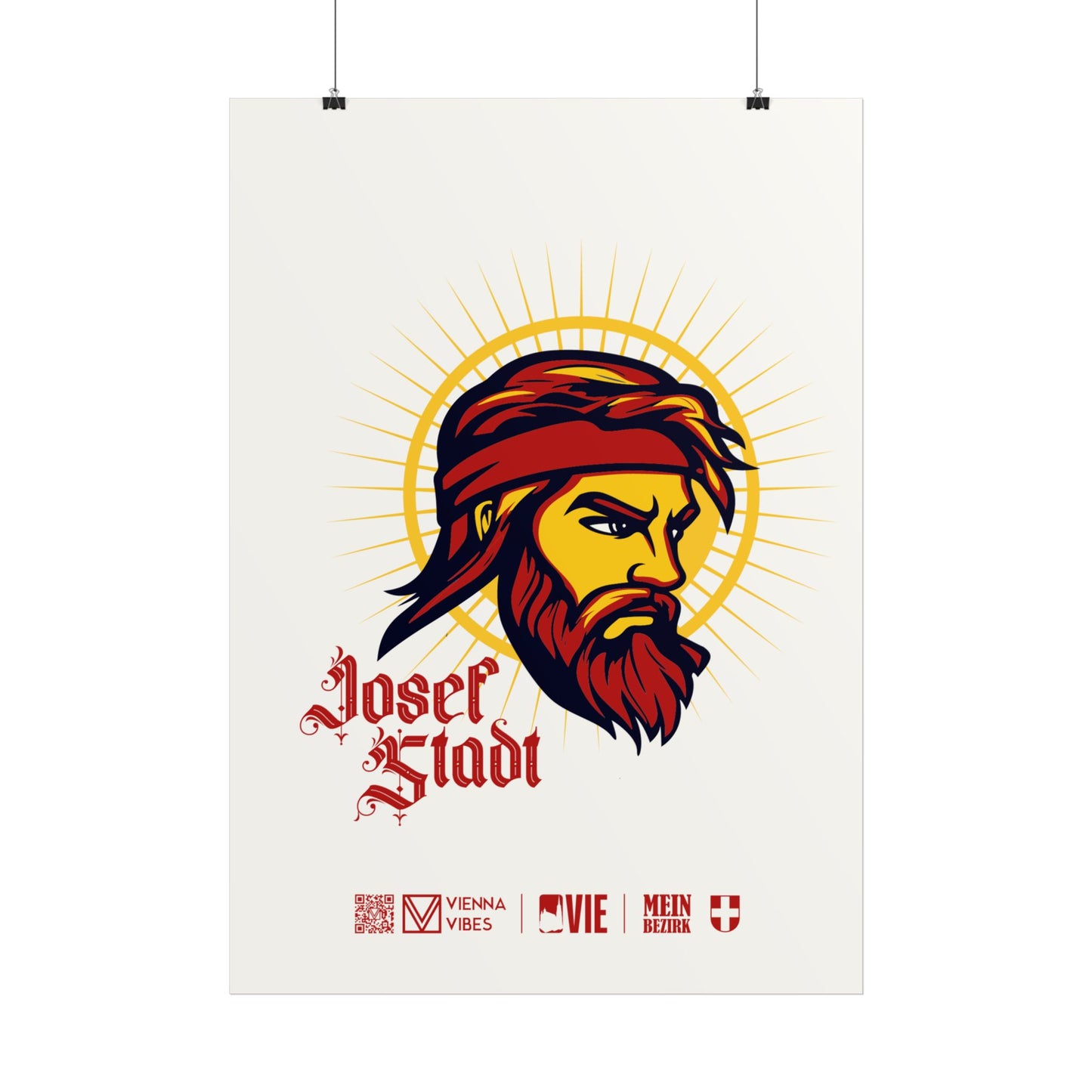 08 - Team Josefstadt Maskottchen/Logo Art Print