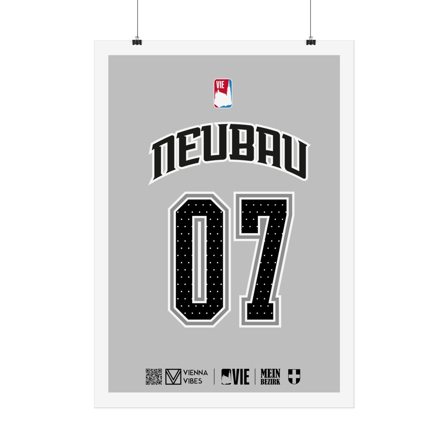 07 - Team Neubau - Trikot Art Print