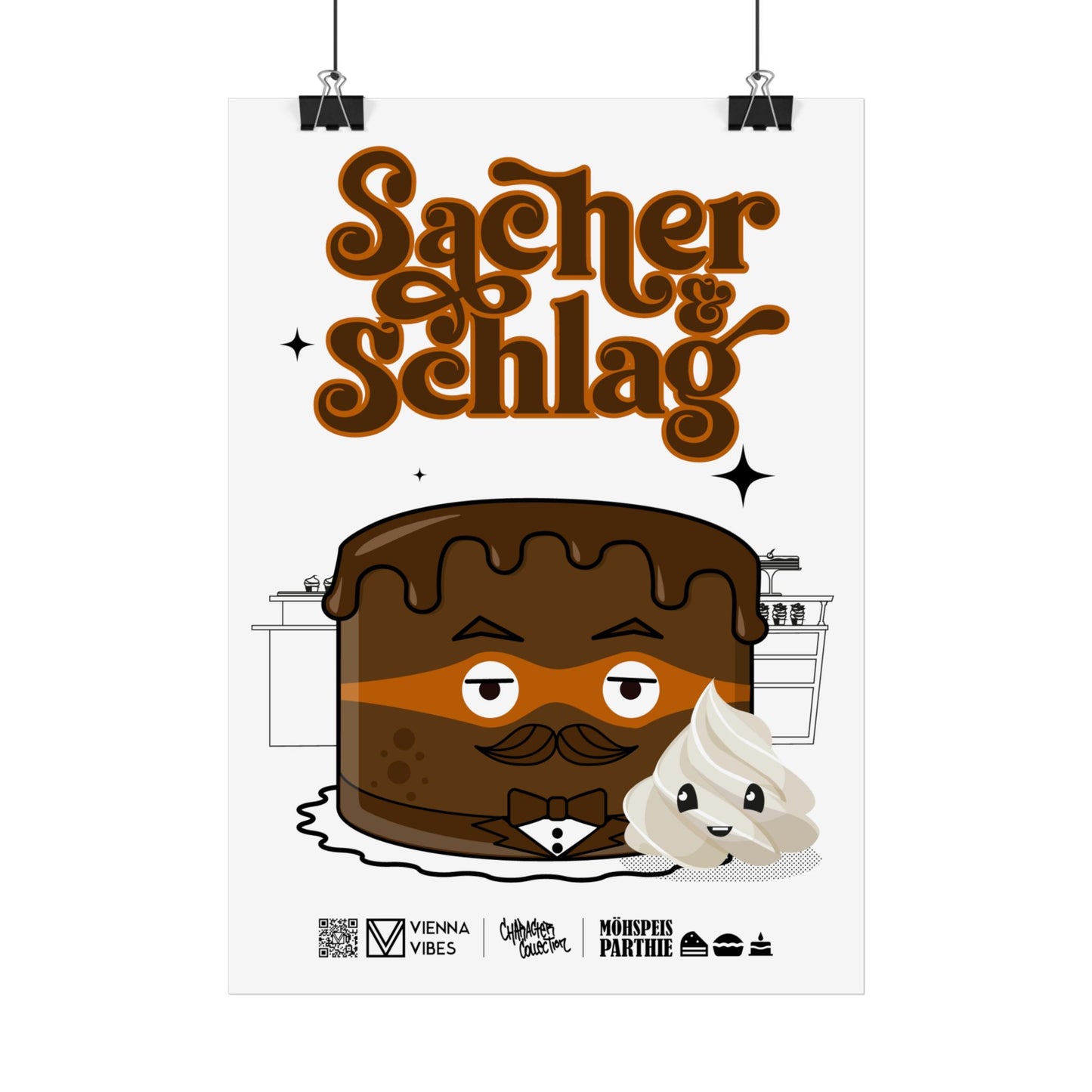 Sacher und Schlag - Art-Print