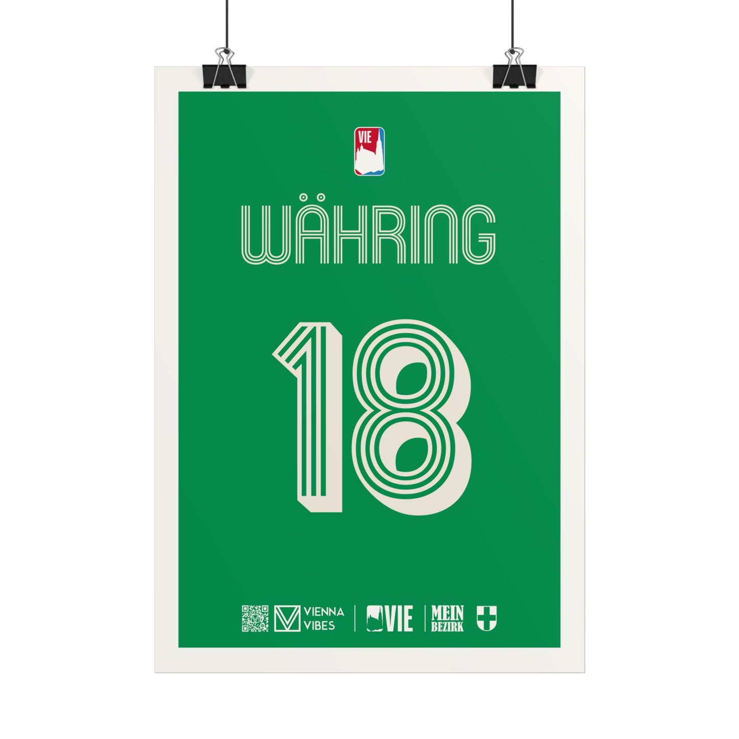 18 - Team Währing - Trikot Art Print