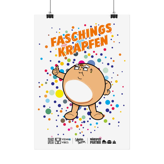 Faschingskrapfen Art-Print