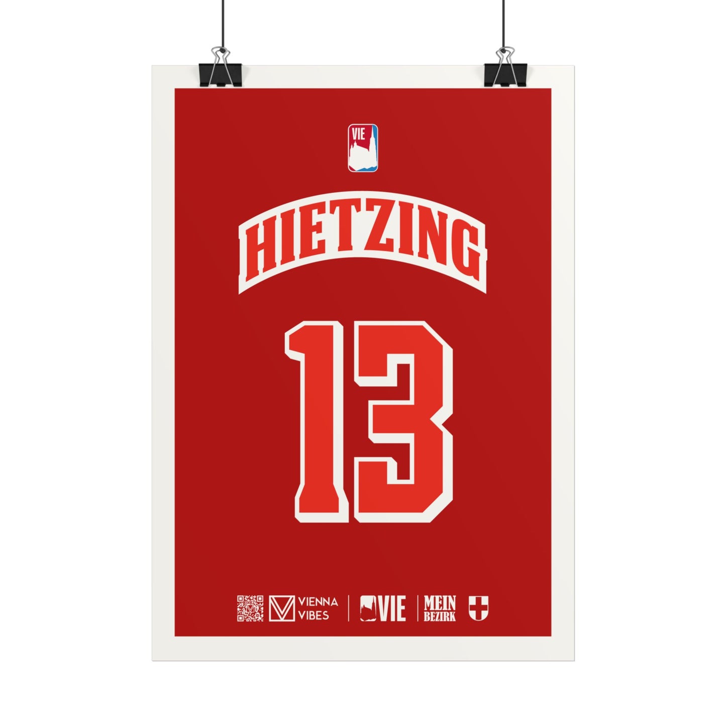 13 - Team Hietzing - Trikot Art Print