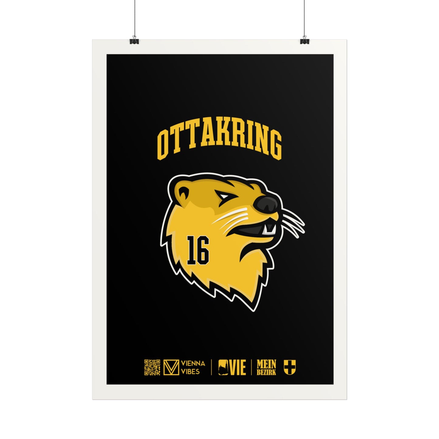 16 - Team Ottakring Maskottchen/Logo Art Print